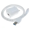 Micro-B USB to Type-A Cable (Generic) (White)
