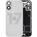 Back Glass w/ MagSafe Magnet & NFC & Flashlight Flex For iPhone 17 (Used OEM Pull: Grade A) (White)