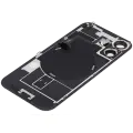 Back Glass w/ MagSafe Magnet & NFC & Flashlight Flex For iPhone 17 (Used OEM Pull: Grade A) (White)