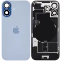 Back Glass w/ MagSafe Magnet & NFC & Flashlight Flex For iPhone 17 (Used OEM Pull: Grade A) (Mist Blue)