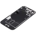 Back Glass w/ MagSafe Magnet & NFC & Flashlight Flex For iPhone 17 (Used OEM Pull: Grade A) (Mist Blue)