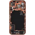 Back Housing W/ Charging Port Flex & Small Parts Compatible For iPhone 17 Pro Max (EU / Global Version) (Used OEM Pull: Grade A) (Cosmic Orange)
