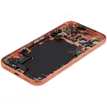 Back Housing W/ Charging Port Flex & Small Parts Compatible For iPhone 17 Pro Max (EU / Global Version) (Used OEM Pull: Grade A) (Cosmic Orange)
