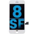 LCD Assembly With Steel Plate For iPhone 8 / SE (2020 / 2022) (Aftermarket) (White)