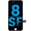 LCD Assembly With Steel Plate For iPhone 8 / SE (2020 / 2022) (Aftermarket) (Black)