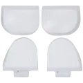 R1 L1 R2 L2 Trigger Buttons With Springs For PlayStation 5 Controller (White, BDM-030) (8 Piece Set)