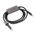 AV Line Pro Fast Power Amp Voltage Diagnostic Cable (Type-C To Type-C)