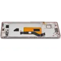 OLED Assembly With Frame For Xiaomi 13 Lite / Civi 2 (Refurbished) (Lite pink)