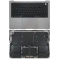 Top Case with Battery and Keyboard (ISO German) For MacBook Pro 14" A2442 (2021) / A2779 (2023) (Space Gray)