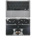 Top Case with Battery and Keyboard (ANSI US) For MacBook Air 13" A3113 (2024) (Used OEM Pull: Grade A) (Space Gray)
