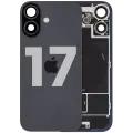 Back Glass w/ MagSafe Magnet & NFC & Flashlight Flex For iPhone 17 (Used OEM Pull: Grade C) (Black)
