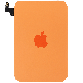 Back Glass w/ MagSafe Magnet & NFC For iPhone 17 Pro (Used OEM Pull: Grade B) (Cosmic Orange)