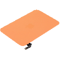 Back Glass w/ MagSafe Magnet & NFC For iPhone 17 Pro Max (Used OEM Pull: Grade B) (Cosmic Orange)