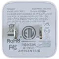 30W Dual-Port Wall Charger with GaN Fast Charging (USB-C + USB-A) (AmpSentrix Pro) (Pink)