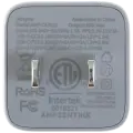 30W Dual-Port Wall Charger with GaN Fast Charging (USB-C + USB-A) (AmpSentrix Pro) (Natural Titanium)