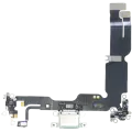 Charging Port Flex Cable With Board For iPhone 15 Plus (Genuine OEM) (Green)