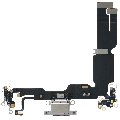 Charging Port Flex Cable With Board For iPhone 15 Plus (Genuine OEM) (Blue)