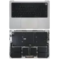 Top Case with Battery and Keyboard (ANSI US) For MacBook Pro 14" A2779 (2023) (Silver)