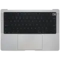 Top Case with Battery and Keyboard (ANSI US) For MacBook Pro 14" A2779 (2023) (Silver)