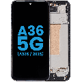 LCD Assembly With Frame For Samsung Galaxy A36 5G (A366/ 2025)(6.58" ) (US Version) (Aftermarket : incell ) (Black)