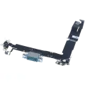Charging Port Flex Cable With Board For iPhone 16 Plus (Genuine OEM) (Teal)