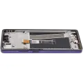 LCD Assembly With Frame For Motorola Moto G Power 5G (XT2617 / 2026) (Refurbished) (Evening Blue)
