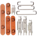 Hard Buttons (Power / Volume / Switch) For iPhone 17 Pro / 17 Pro Max (Cosmic Orange)  