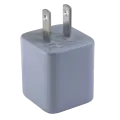 30W Dual-Port Wall Charger with GaN Fast Charging (USB-C + USB-A) (AmpSentrix Pro) (Natural Titanium)