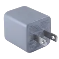 30W Dual-Port Wall Charger with GaN Fast Charging (USB-C + USB-A) (AmpSentrix Pro) (Natural Titanium)