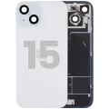Back Glass w/ MagSafe Magnet & NFC & Flashlight Flex For iPhone 15 (Used OEM Pull: Grade A) (Blue)