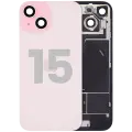 Back Glass w/ MagSafe Magnet & NFC & Flashlight Flex For iPhone 15 (Used OEM Pull: Grade B) (Pink)