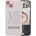 Back Glass w/ MagSafe Magnet For iPhone 15 Plus (Aftermarket) (Pink) (No Logo)
