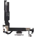 Charging Port Flex Cable For iPhone 17 (Used OEM Pull) (White)