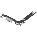 Charging Port Flex Cable For iPhone 17 (Used OEM Pull) (White)