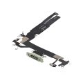 Charging Port Flex Cable For iPhone 17 (Used OEM Pull) (Sage)