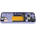 OLED Assembly With Frame Compatible (With Fingerprint Sensor) For Google Pixel 9A (Refurbished) (Iris)