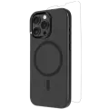 Black Case with Screen Protector And MagSafe For iPhone 16 Pro Max