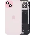 Back Glass w/ MagSafe Magnet & NFC & Flashlight Flex For IPhone 15 Plus (Genuine OEM) (Pink)