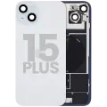 Back Glass w/ MagSafe Magnet & NFC & Flashlight Flex For iPhone 15 Plus (Used OEM Pull: Grade B) (Blue)