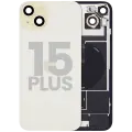 Back Glass w/ MagSafe Magnet & NFC & Flashlight Flex For iPhone 15 Plus (Used OEM Pull: Grade C) (Yellow)