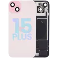 Back Glass w/ MagSafe Magnet & NFC & Flashlight Flex For iPhone 15 Plus (Service Pack) (Pink)