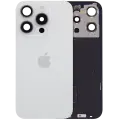 Back Glass w/ MagSafe Magnet & NFC & Flashlight Flex For IPhone 15 Pro (Genuine OEM) (White Titanium)
