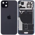 Back Glass w/ MagSafe Magnet & NFC & Flashlight Flex For IPhone 15 Plus (Genuine OEM) (Black)