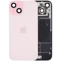 Back Glass w/ MagSafe Magnet & NFC & Flashlight Flex For IPhone 15 (Genuine OEM) (Pink)