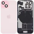 Back Glass w/ MagSafe Magnet & NFC & Flashlight Flex For IPhone 15 (Genuine OEM) (Pink)