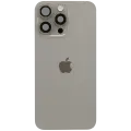 Back Glass w/ MagSafe Magnet & NFC & Flashlight Flex For iPhone 15 Pro Max (Genuine OEM) (UK / EU Version) (Natural Titanium)
