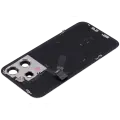 Back Glass w/ MagSafe Magnet & NFC & Flashlight Flex For iPhone 15 Pro (Genuine OEM) (UK / EU Version) (White Titanium)