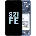 OLED Assembly With Frame For Samsung Galaxy S21 FE 5G (US & International) (Service Pack) (Blue)