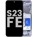 OLED Assembly With Frame For Samsung Galaxy S23 FE 5G (Used OEM Pull: Grade B/C) (Graphite)													
