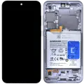 OLED Assembly With Frame For Samsung Galaxy S23 FE 5G (Used OEM Pull: Grade B/C) (Graphite)													